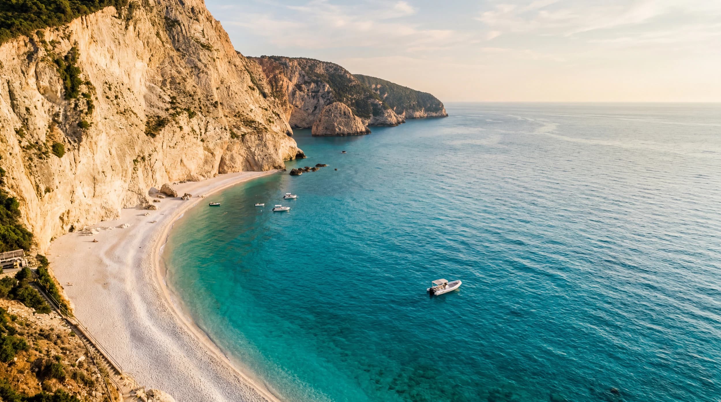 Porto Katsiki by boat