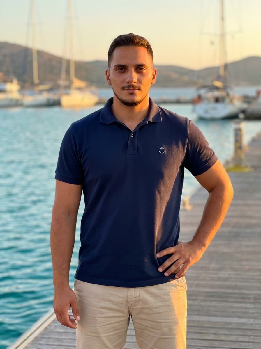 Christos Bakas, Skipper at Billy Boats Lefkada