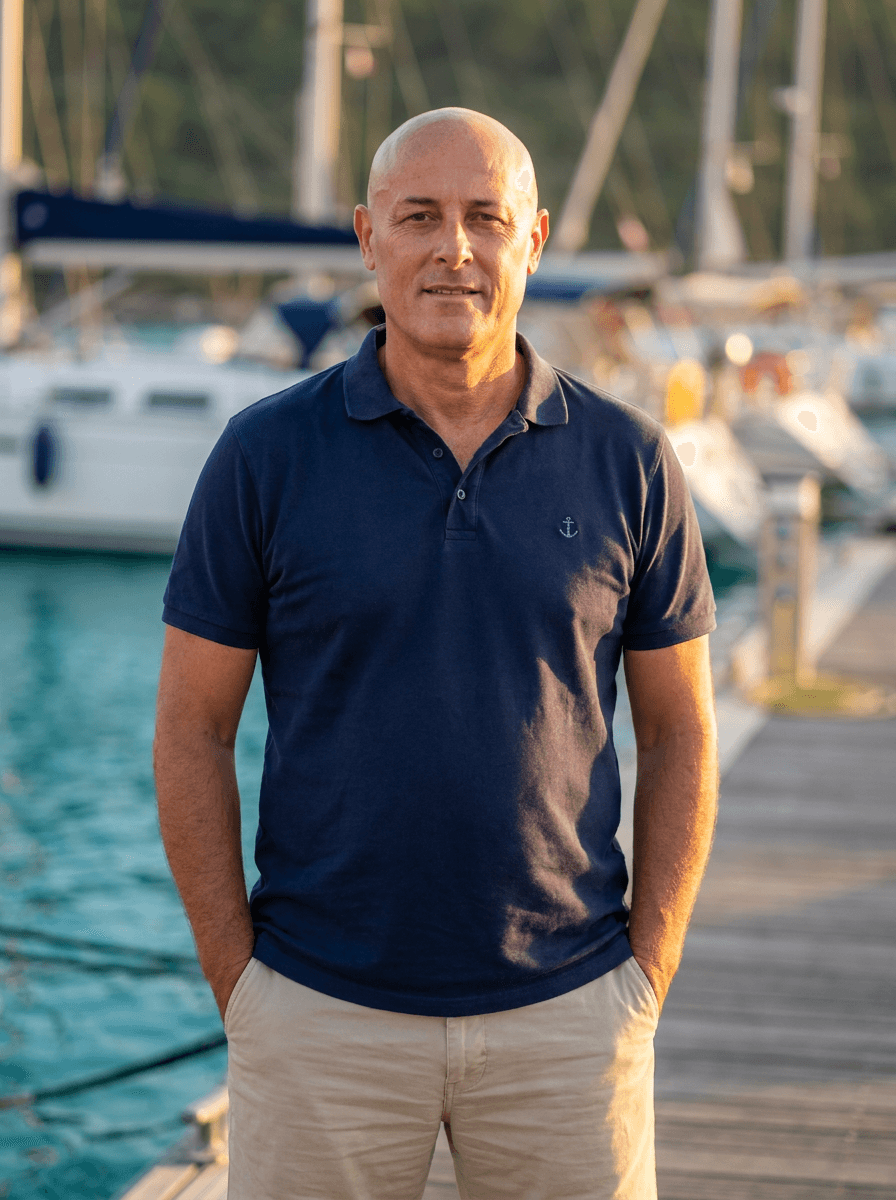 Dimitris Mougios, Skipper at Billy Boats Lefkada